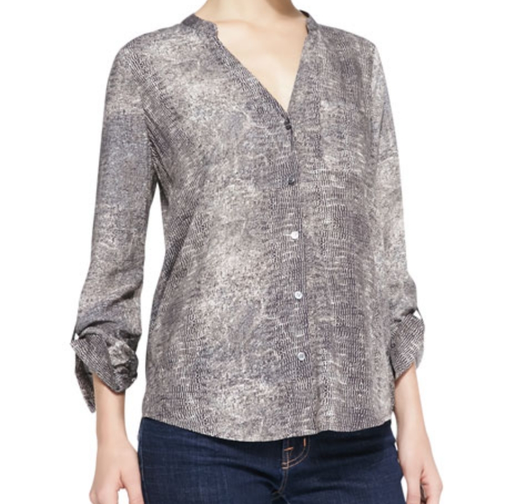 Soft Joie Anabella Snake-Print Blouse